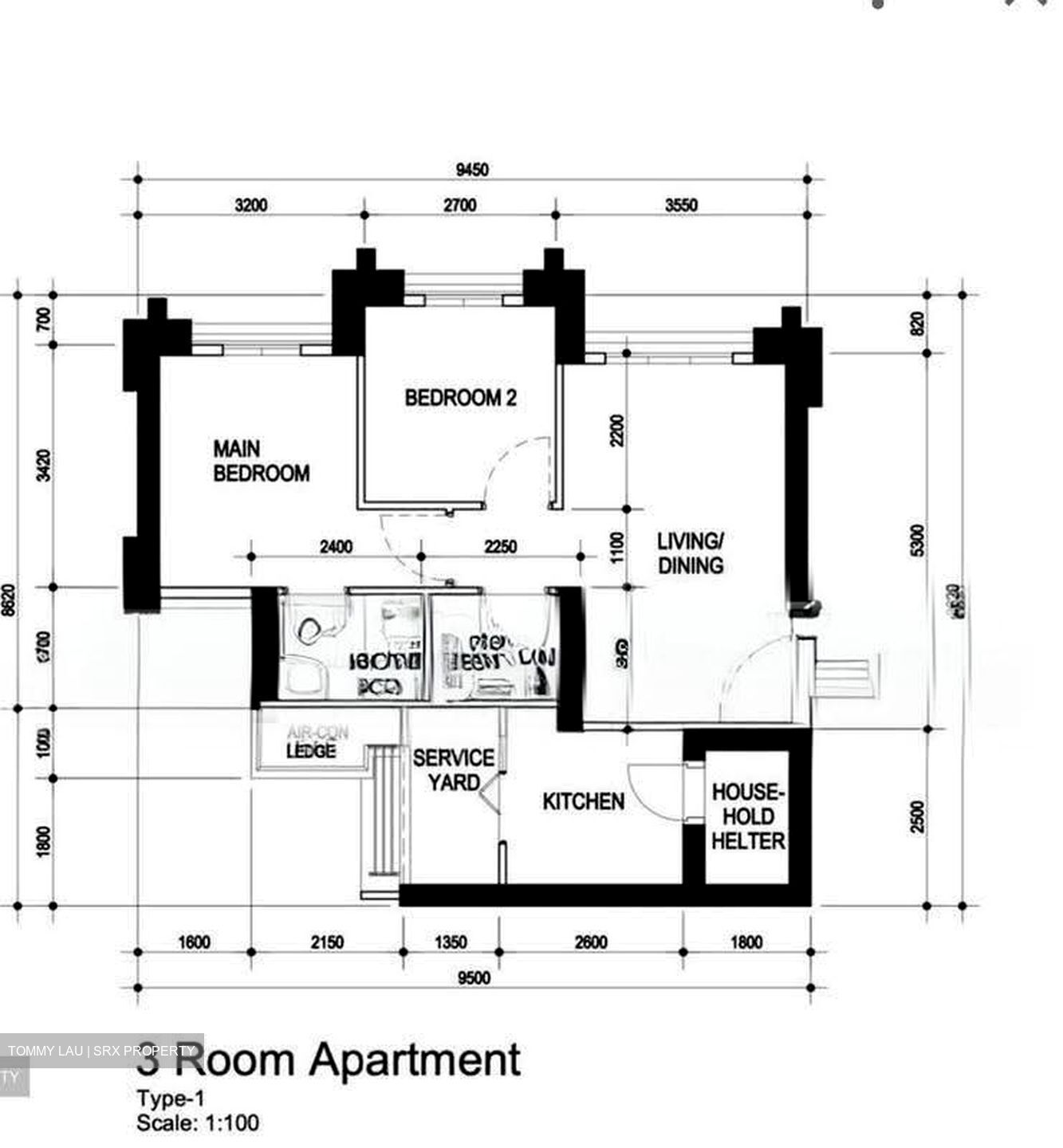 Blk 35 Skyresidence @ Dawson (Queenstown), HDB 3 Rooms #635975231